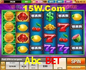 Interface do App Abc Bet